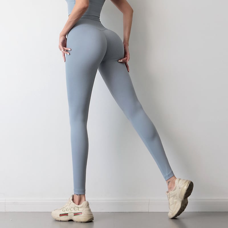 Nude High Waist Fitness Pants for Women - Yoga Wear
