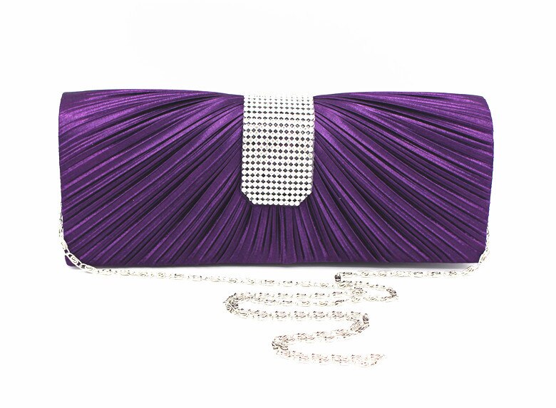 Satin Silk Evening Clutch Purse for Women