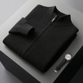 Men's Versatile Thick Wool Zippered Cardigan