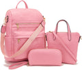 Backpack Purse for Women, Convertible Travel Purse Set with Wallet and Crossbody Bag