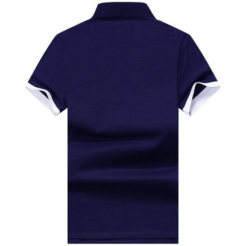 Men's Trendy Short Sleeve Lapel Casual Business Shirt