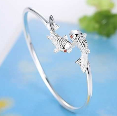 Carp Metal Bracelet for Women