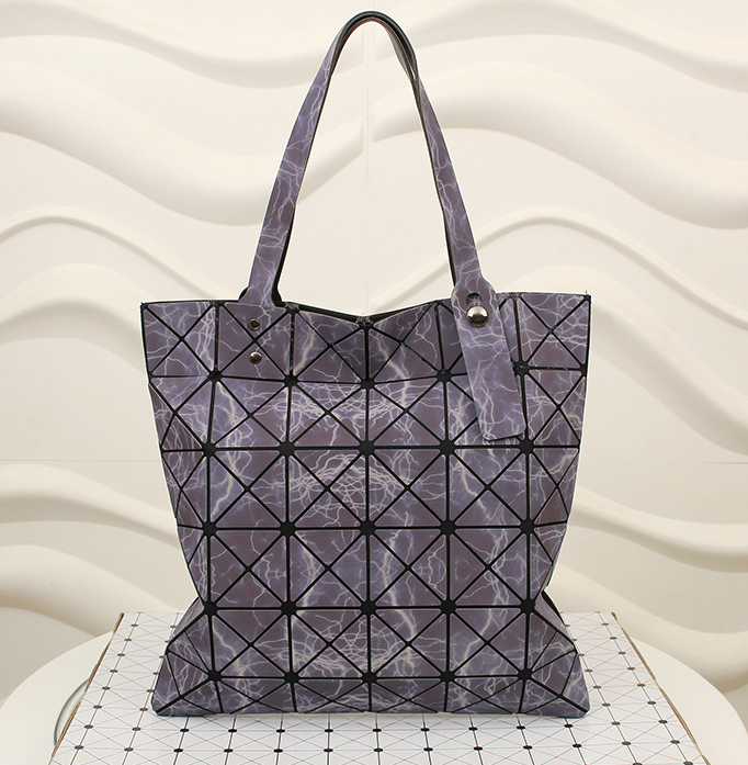 Women's Shoulder Bag, Fashionable Tote Bag, Geometric Diamond Handbag