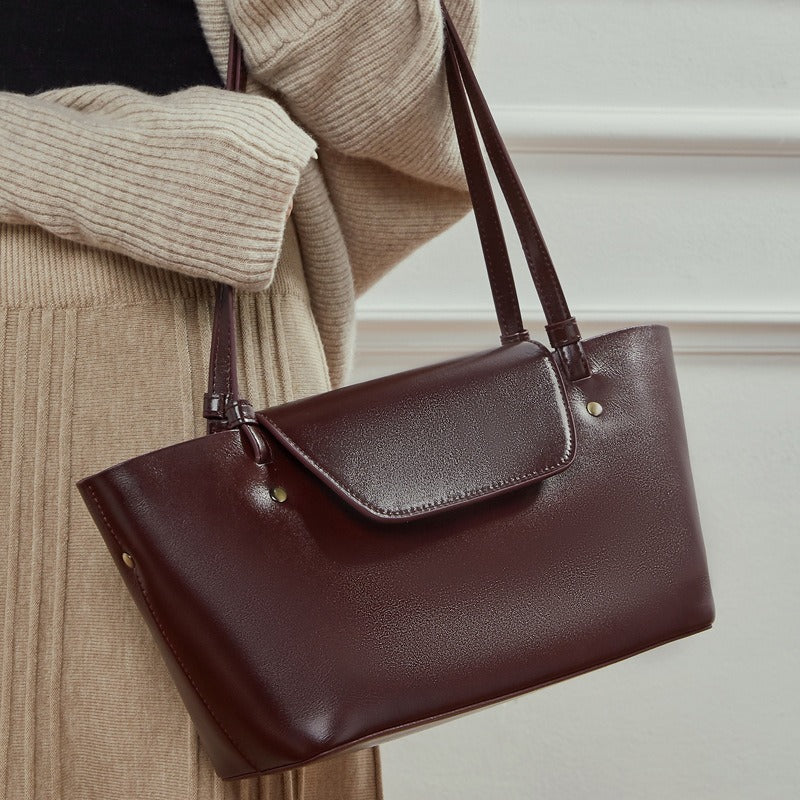 Korean Style Women's Leather Shoulder Bag