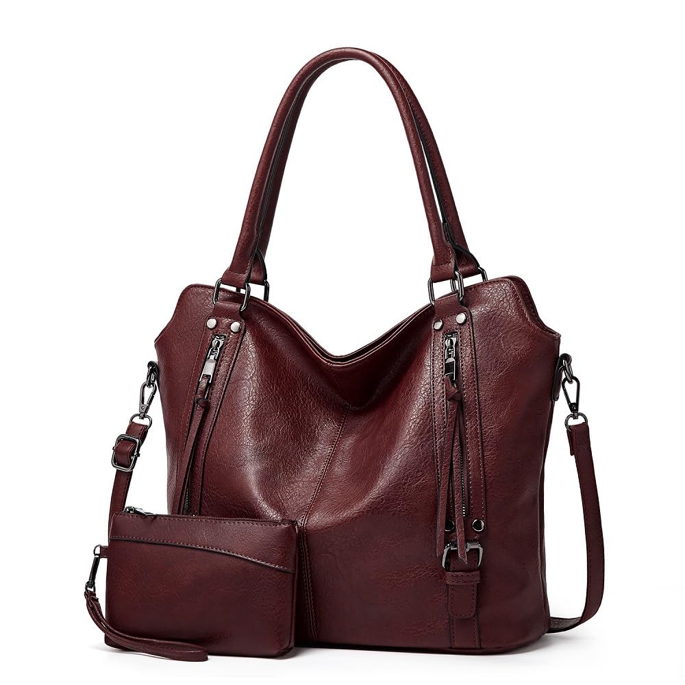 Wallet and shoulder bag set for women, tote bag and carry purse