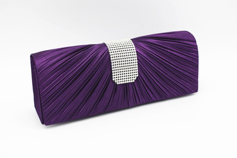 Satin Silk Evening Clutch Purse for Women