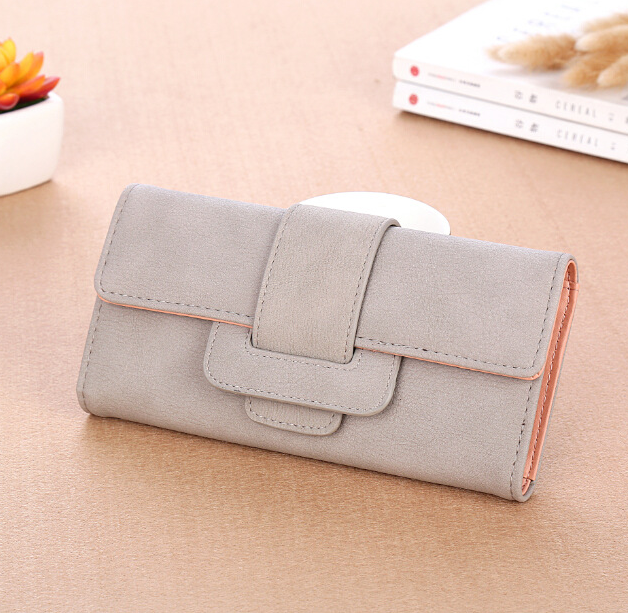 Women's Long Wallet with Card Slot and Coin Holder