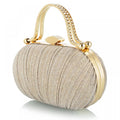 Rhinestone Clutch Purse For Ladies, Evening Handbag, Pleated Glitter Bag for Wedding Party
