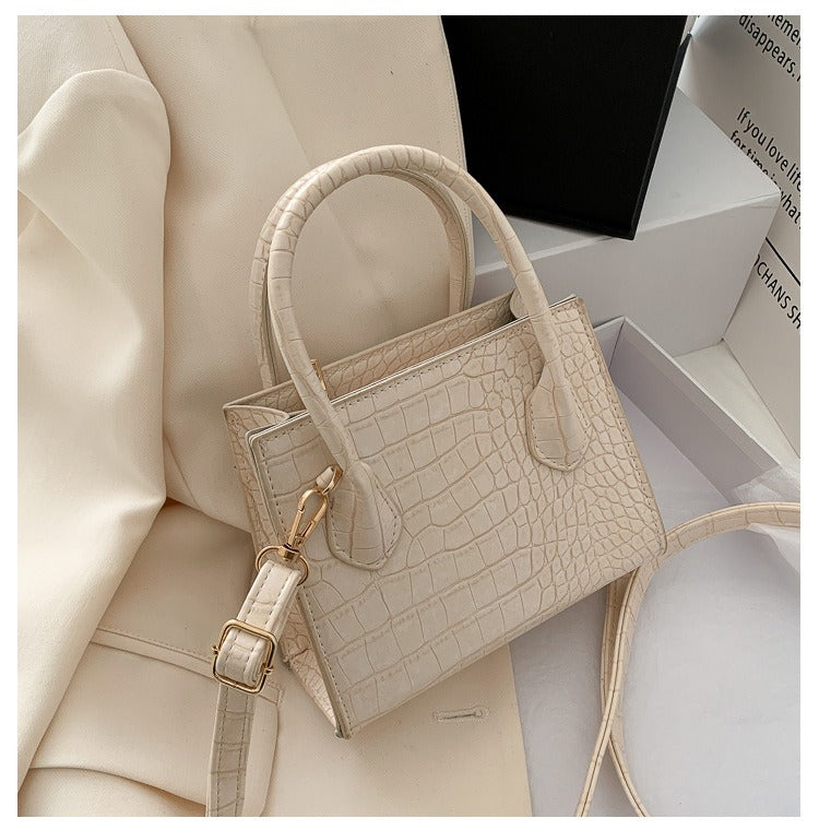 Summer Croc Embossed Mini Shoulder Bag