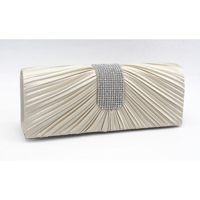 Satin Silk Evening Clutch Purse for Women