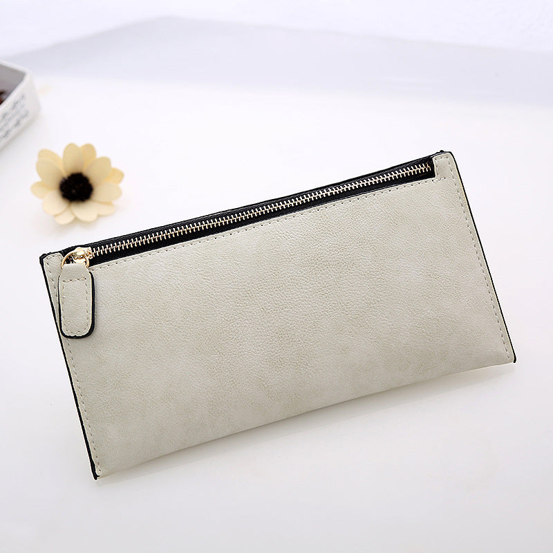 Women's Long Suede Wallet