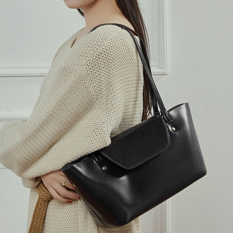 Korean Style Women's Leather Shoulder Bag