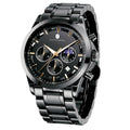 SAPPHERO Mens Watches Watches for Men Analog Watch Waterproof Watch Quartz Chronograph Date Display Stainless Steel Mens Wrist Watches Casual Business Gifts for Men Fashion Designer Mens Dress Watch