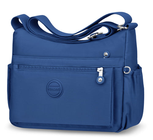 Crossbody Bag for Women, Waterproof and Lightweight Purse, Nylon Crossbody Handbag, Casual Multi-pocket Shoulder Bag