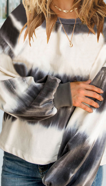 Casual Round Neck Long-Sleeved Sweater Jacket