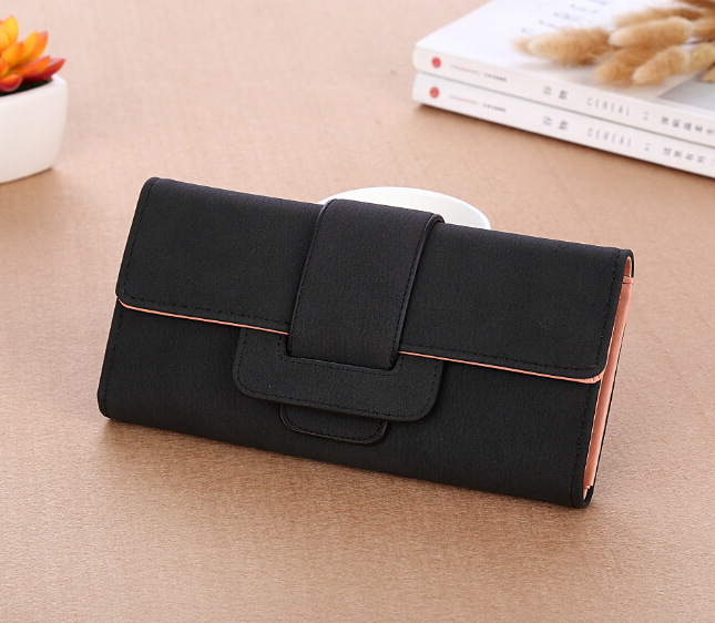 Women's Long Wallet with Card Slot and Coin Holder