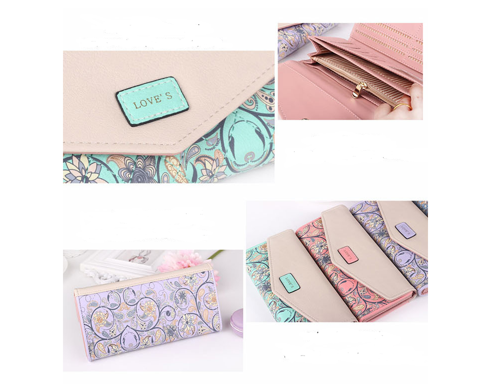 Wallet with Coin Purse for Women