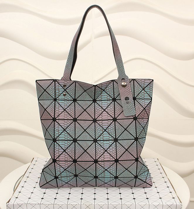 Women's Shoulder Bag, Fashionable Tote Bag, Geometric Diamond Handbag