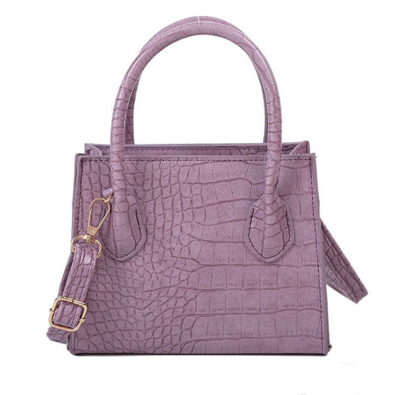 Summer Croc Embossed Mini Shoulder Bag