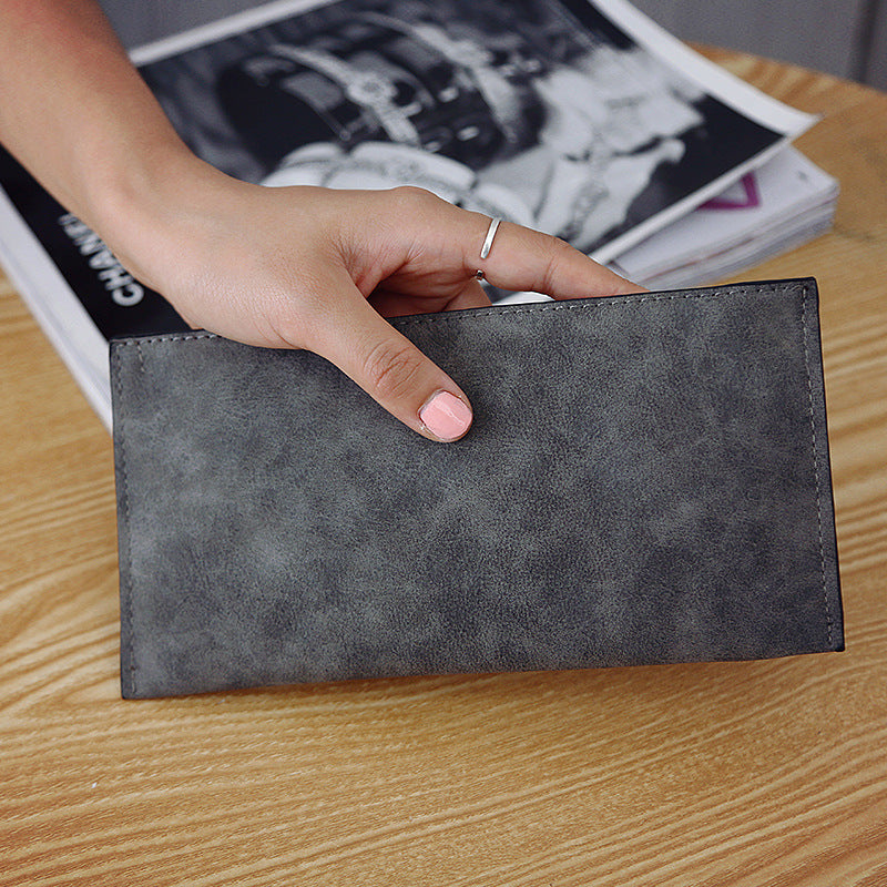 Women's Long Suede Wallet