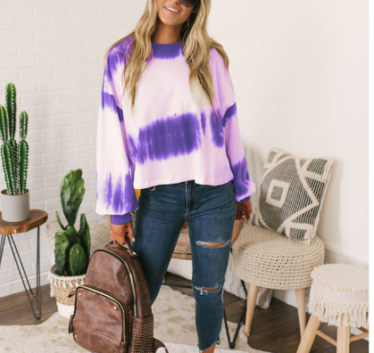 Casual Round Neck Long-Sleeved Sweater Jacket