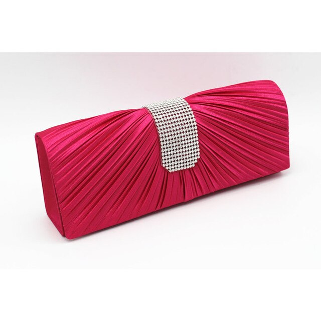 Satin Silk Evening Clutch Purse for Women