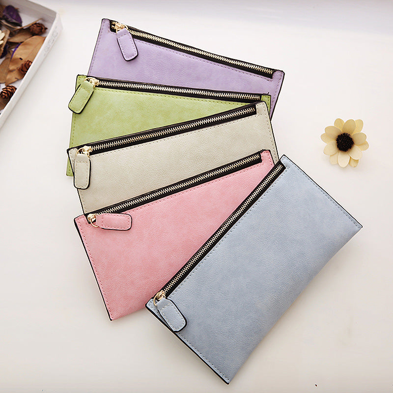 Women's Long Suede Wallet