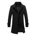 Men's Windbreaker Coat - Spring Casual Lapel Jacket