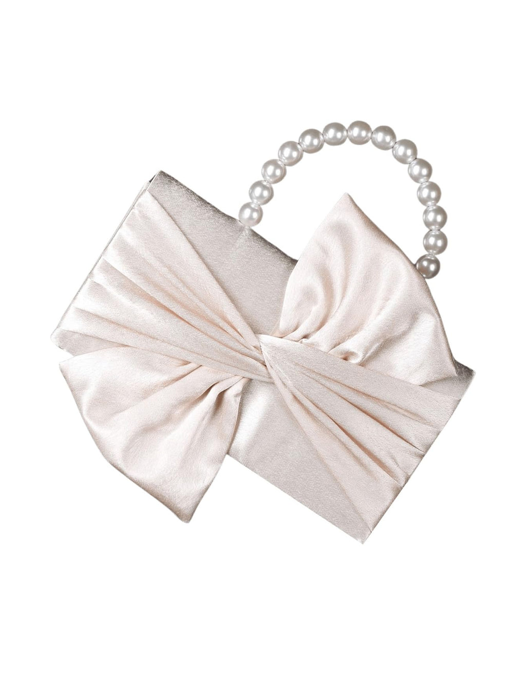Ladies Elegant Bow Knot Satin Evening Bag, Clutch Purse for Women