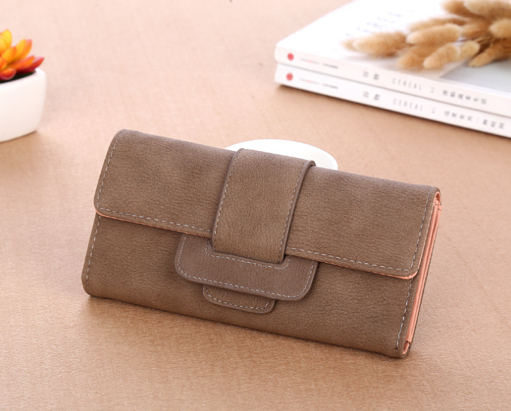 Women's Long Wallet with Card Slot and Coin Holder