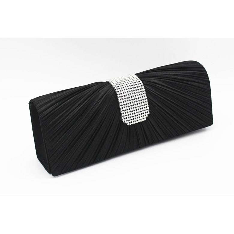 Satin Silk Evening Clutch Purse for Women