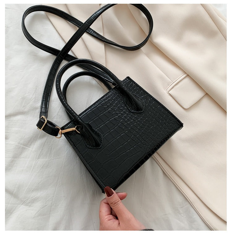 Summer Croc Embossed Mini Shoulder Bag
