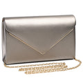 Vegan Leather Clutch Bag, Chic Envelope Clutch Purse for Ladies, Evening Bag, Formal Party Handbag
