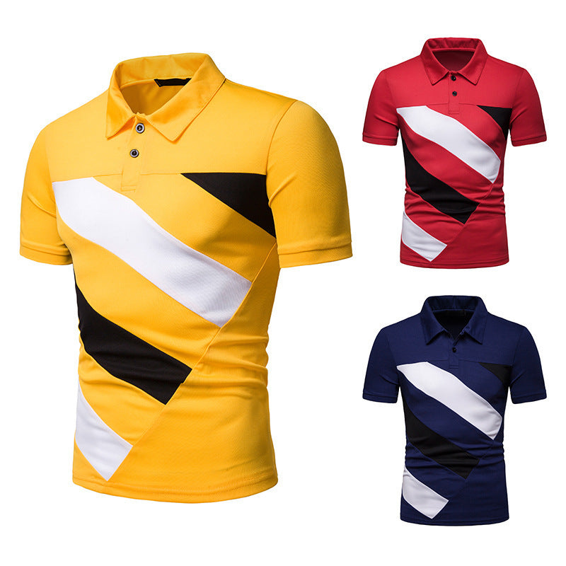 Color Block Casual Base Shirt