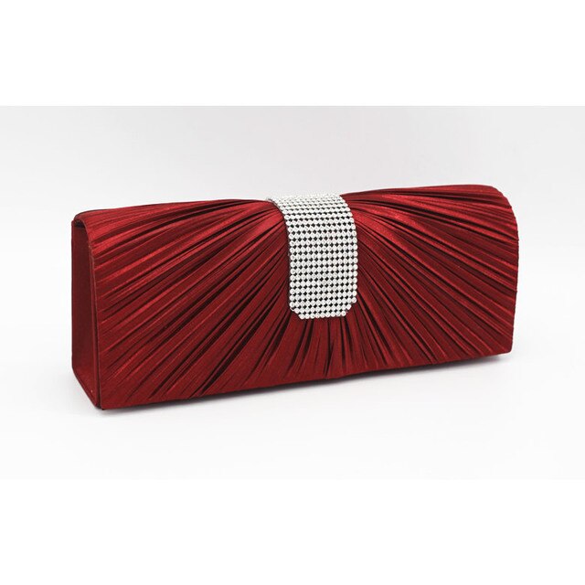 Satin Silk Evening Clutch Purse for Women