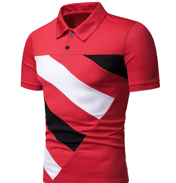 Color Block Casual Base Shirt