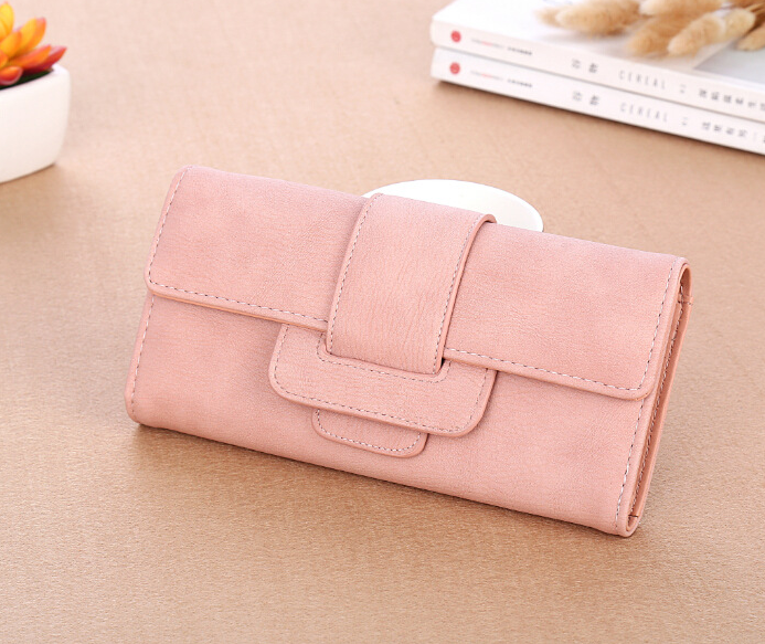 Women's Long Wallet with Card Slot and Coin Holder