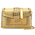Ladies Leather Evening Bag, Vintage Crocodile Print Satchel Handbag for Women