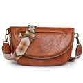 Retro Crossbody Bag for Women, Trendy Vegan Leather Handbag with Adjustable Strap