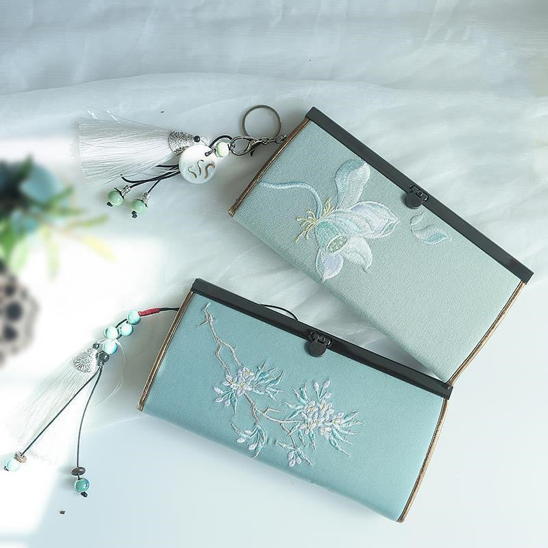 Embroidered Clutch Purse for Women