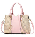 Handbag for Women, 3 Zip Compartments, Tote Bag, Designer Shoulder Purse, Top Handle Satchel Bag