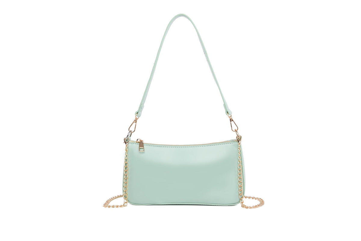 Shoulder Bag for Women, Trendy Retro Purse, Vegan Leather Handbag