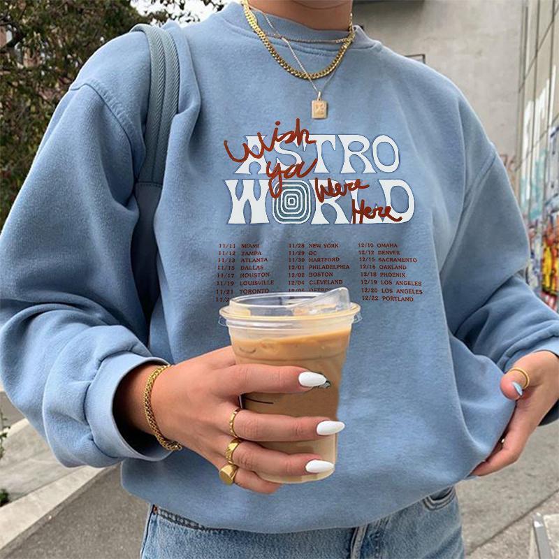 Casual Long Sleeve Women's Letter Print Sweatshirt Jacket