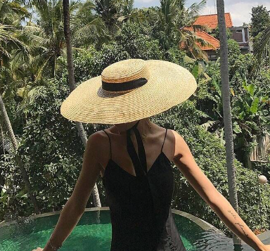 Extra Large Straw Sun Hat for Women (Beach Hat)