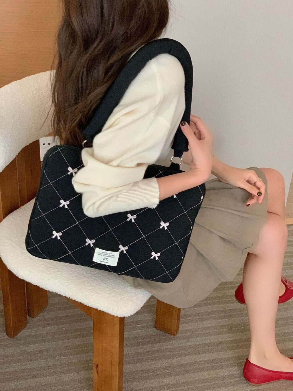 One-shoulder Sweet Computer Bag