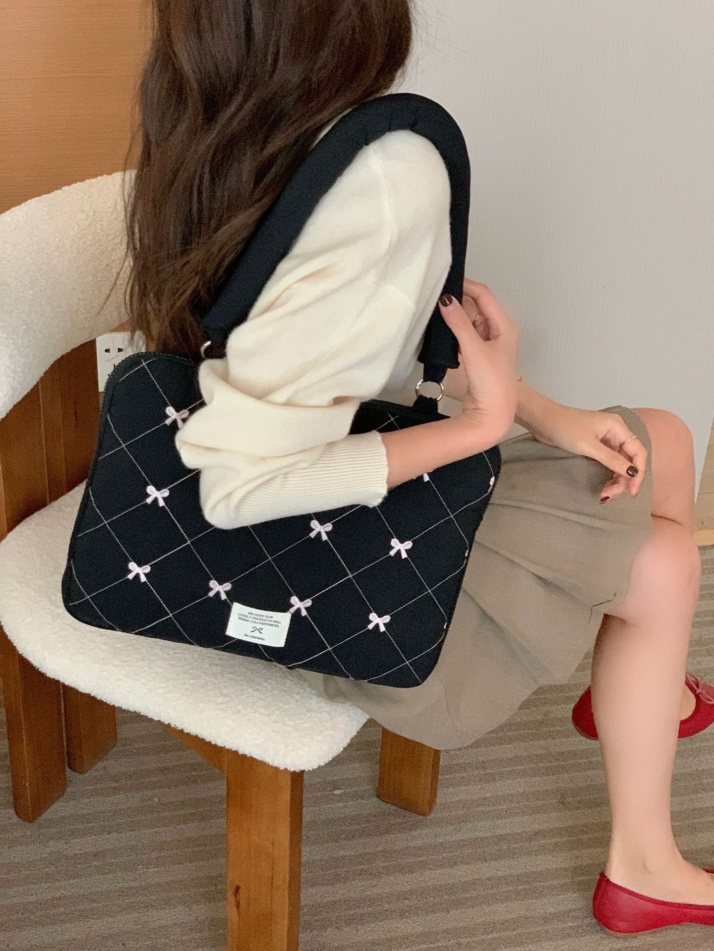 One-shoulder Sweet Computer Bag