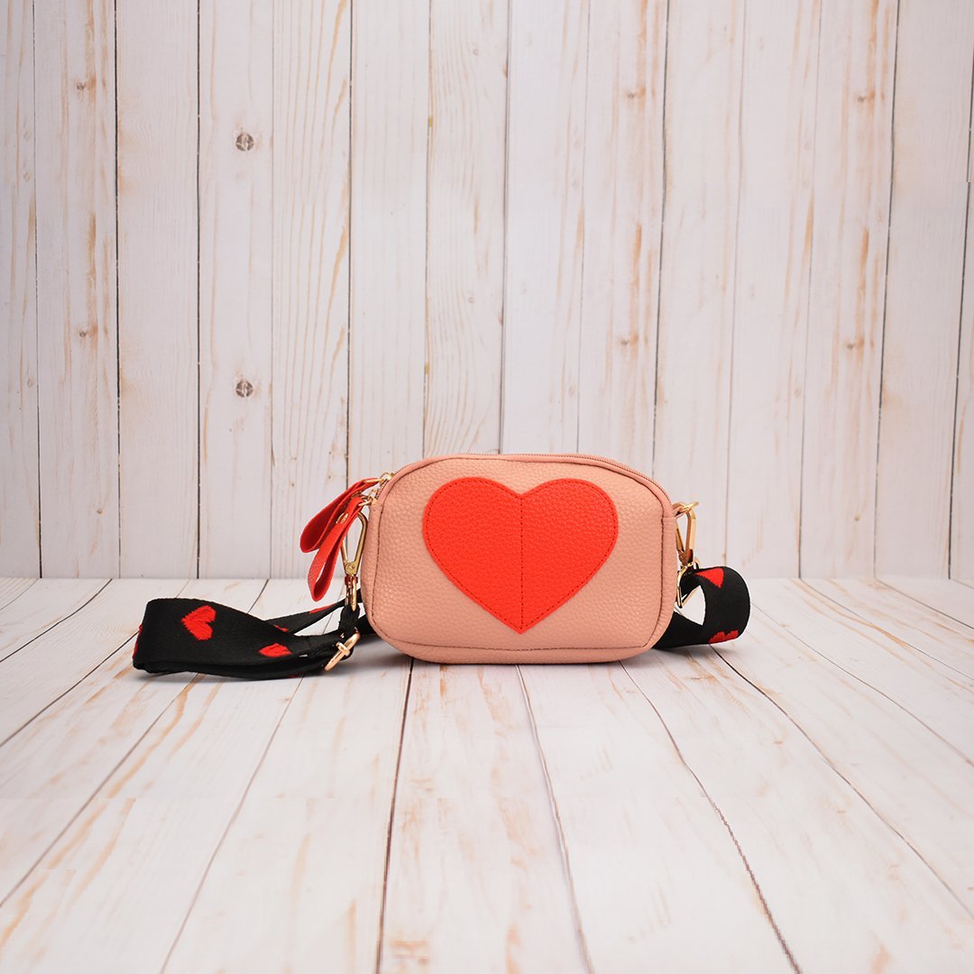 Love Crossbody Mini Bag for Women, Heart Shoulder Bag