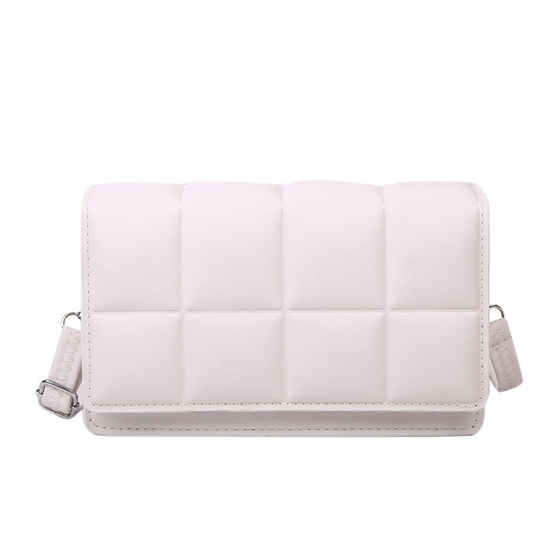 Rhombus PU Crossbody Shoulder Bag