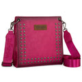Wrangler Crossbody Bag for Women, Western-Style Studded with Adjustable Strap