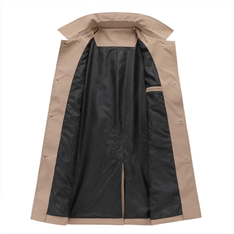Men's Windbreaker Coat - Spring Casual Lapel Jacket